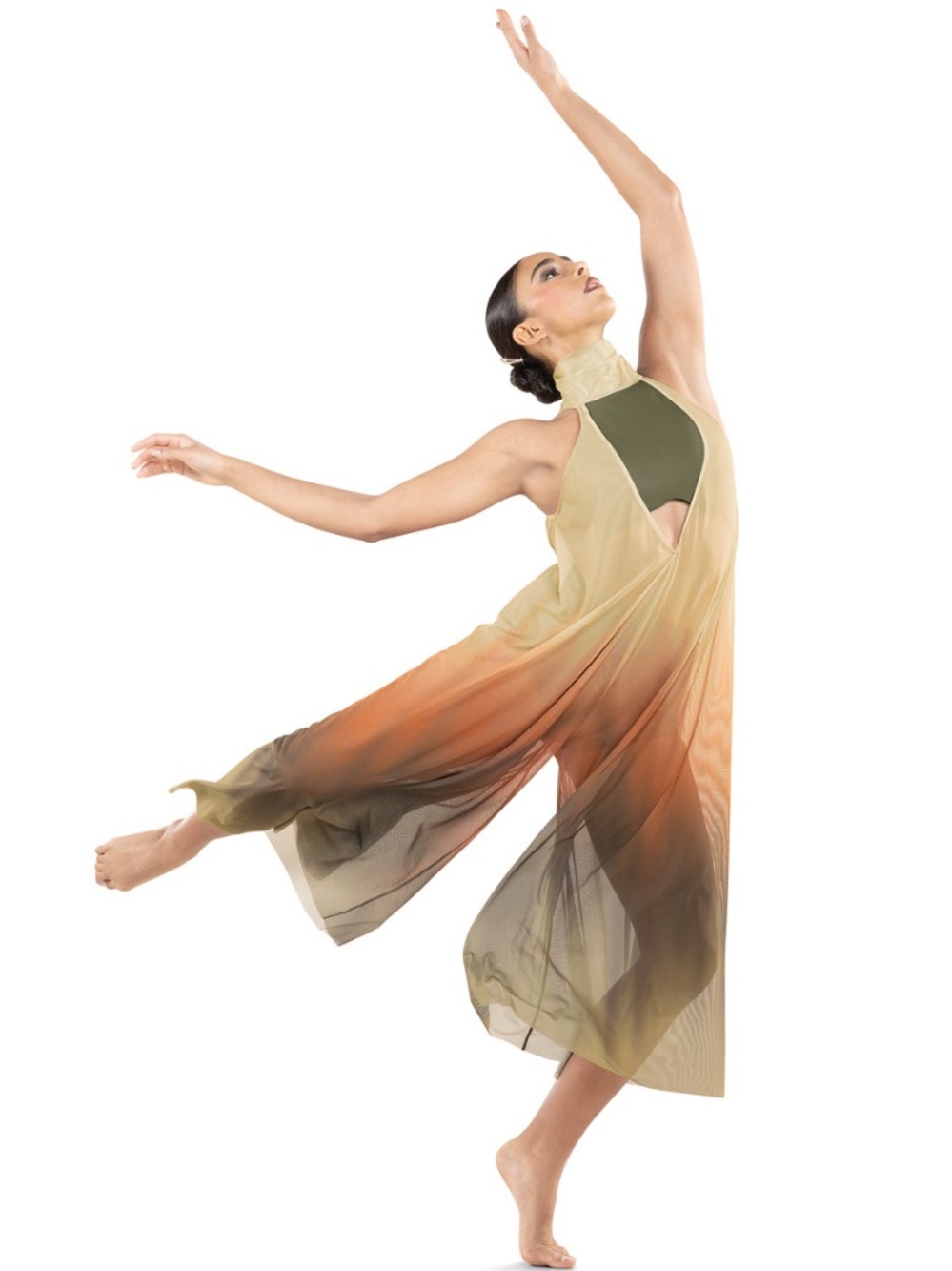 Tenth House Sanctuary Ombré Mesh Jumpsuit Contemporary Dance Costume SIZE SA
